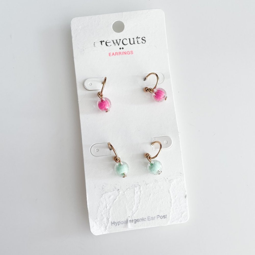 J. Crew Factory Girls' Beaded Earrings Set